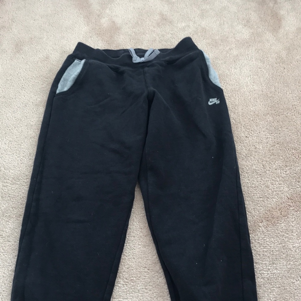 Nike Black And Grey Joggers